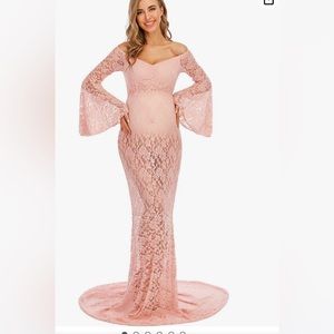Maternity maxi dress
